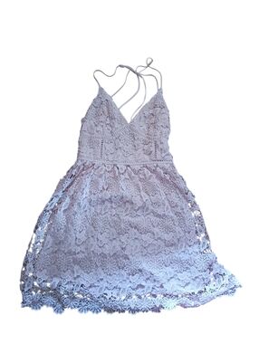 Hollister Lace Strappy Sundress in Light Pink